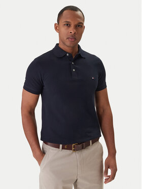 Tommy Hilfiger Tommy Hilfiger Poloshirt 1985 MW0MW17771 Dunkelblau Slim Fit