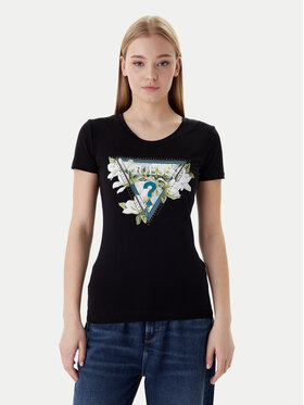Guess Guess Camiseta W6RI35 J1314 Negro Slim Fit