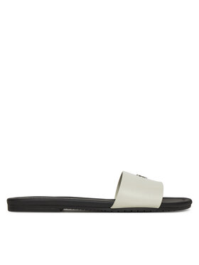 Calvin Klein Jeans Nazouváky Calvin Klein Jeans Flat Sandal Slide Mg YW0YW01697 Bílá