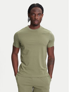 Kappa Kappa Majica Logo Korpo Cafers 304J150 Zelena Slim Fit