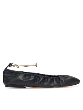 TWINSET Baleríny TWINSET 251TCP150 Čierna