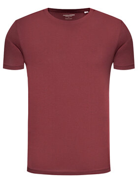 Jack & Jones Jack & Jones Camiseta Basic 12156101 Guinda/burdeos Slim Fit