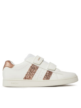 Geox Sneakersy Geox J Eclyper Girl J45LRA 000BC C1ZH8 D Biela