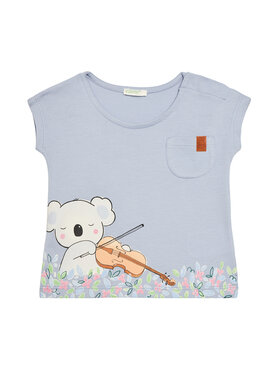 United Colors Of Benetton United Colors Of Benetton Футболка 3I1XA105X Голубий Boxy Fit