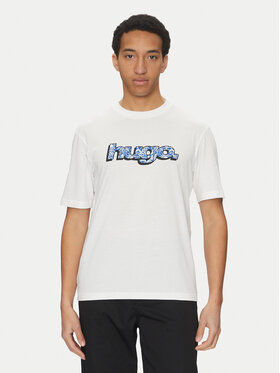 HUGO HUGO Majica Nugibol 50542932 Bela Regular Fit
