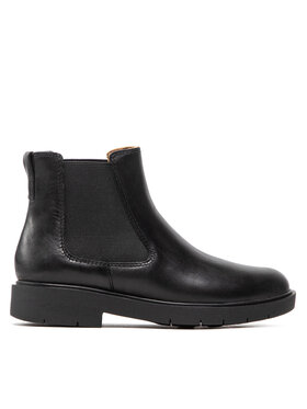 Geox Kotníková obuv s elastickým prvkem Geox D Spherica Ec1 C D16QRC 00043 C9999 Černá