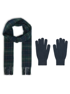 Barbour Комплект шал и ръкавици Barbour MGS0018NY91 Тъмносин