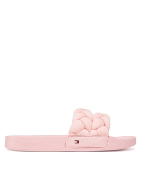 Tommy Jeans Iešļūcenes Tommy Jeans Tjw Braided Slide EN0EN02764 Rozā
