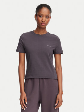 Guess Guess Camiseta V6RI07 J1314 Marrón oscuro Regular Fit