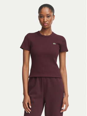 Lacoste Lacoste Camiseta TF5538 Guinda/burdeos Slim Fit
