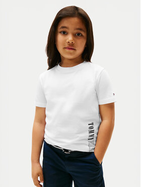 Tommy Hilfiger Tommy Hilfiger T-Shirt Graphic KB0KB09870 Λευκό Regular Fit