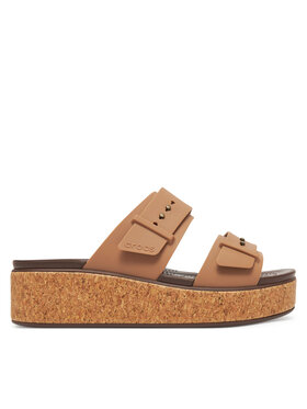 Crocs Παντόφλες Crocs Brooklyn Cork Buckle 211252 Μπεζ