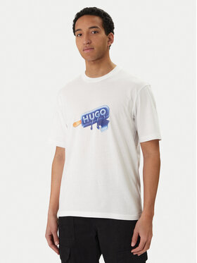 HUGO HUGO Camiseta 50560049 Blanco Regular Fit