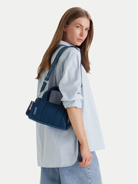 Calvin Klein Torbica Calvin Klein Webbing Strap Canvas Pocket Bag LV04F3464G Plava