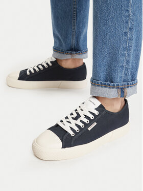 Calvin Klein Plátěnky Calvin Klein Vulc Laceup Cv HM0HM02121 Tmavomodrá
