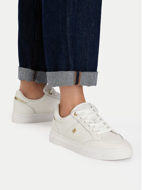 Tommy Hilfiger Snīkeri Tommy Hilfiger Th Feminine Cupsole FW0FW09600 Balts