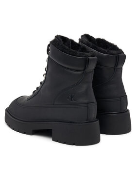 Calvin Klein Ghete Calvin Klein Chunky Hiking Lup Boot Lth Wl Em HW0HW03204 Negru