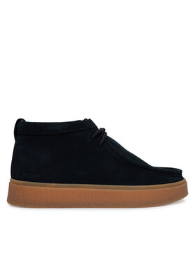 Clarks Gležnjarji Clarks Boxbee WallaBT 26328017 Črna