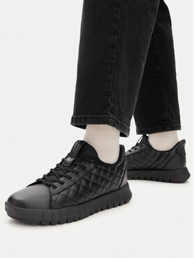 Geox Sneakersy Geox D Flextride Plus D667SB 000BC C9999 Czarny