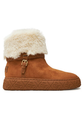 Guess Polokozačky Guess Uncie FLFUNC ESU10 Hnědá