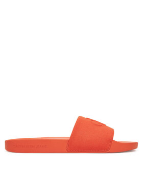 Calvin Klein Jeans Pantoletten Calvin Klein Jeans Slide Hf Mono Cv YM0YM01282 Orange