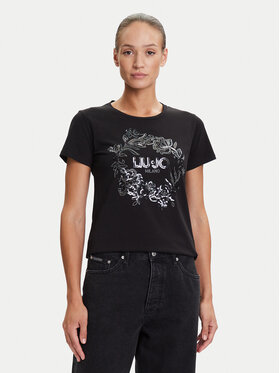 Liu Jo Sport Liu Jo Sport Camiseta TF5162 JS923 Negro Regular Fit