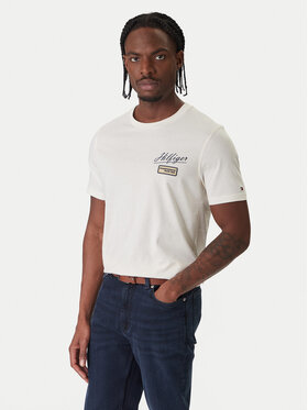 Tommy Hilfiger Tommy Hilfiger Camiseta Modern Ath Graphic MW0MW41471 Écru Regular Fit