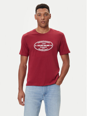 Jack & Jones Jack & Jones Póló York 12283800 Piros Relaxed Fit