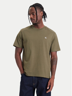 Calvin Klein Jeans Calvin Klein Jeans Camiseta Easy Monologo LV04RC275G Caqui Regular Fit