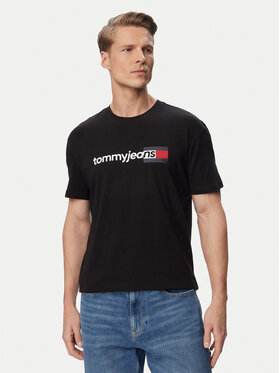 Tommy Jeans Tommy Jeans Camiseta Entry Dna DM0DM23406 Negro Regular Fit