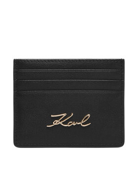 KARL LAGERFELD Kredītkaršu turētājs KARL LAGERFELD B1W32034 Melns