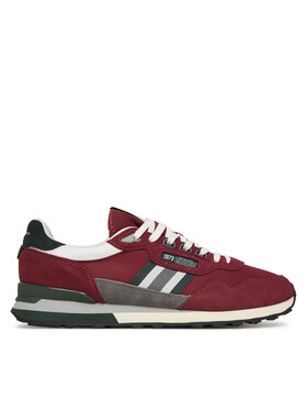 Pepe Jeans Sneakersy Pepe Jeans Kingston College M PMS400010 Bordowy