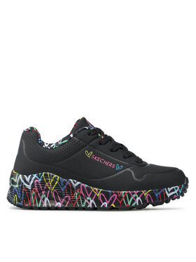 Skechers Sneakersy Skechers Uno Lite Lovely Luv 314976L/BKMT Čierna