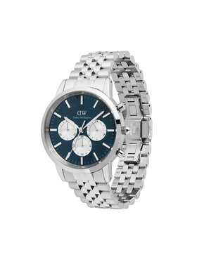 Daniel Wellington Pulkstenis Daniel Wellington Iconic Chronograph DW00100874 Sudraba