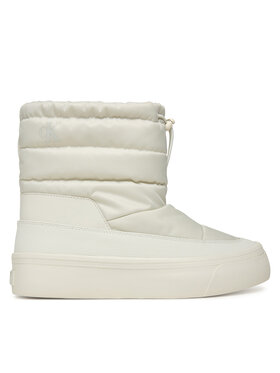 Calvin Klein Schneeschuhe Calvin Klein Vulc Flatf Snowboot Nylon Mix Mg YW0YW01977 Weiß