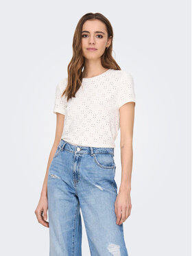JDY JDY Футболка 15158450 Білий Regular Fit