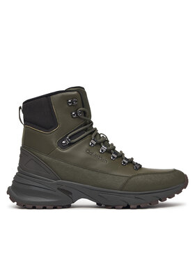 Calvin Klein Polacchine Calvin Klein Hike Runner Mid Laceup Lth HM0HM02323 Verde