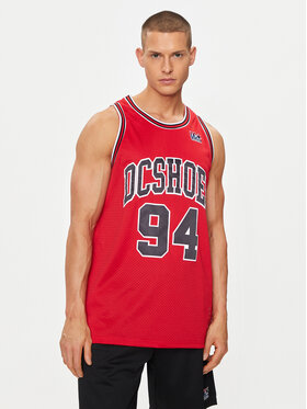 DC Shoes DC Shoes Trikó Shy Town Jersey ADYKT03230 Piros Regular Fit