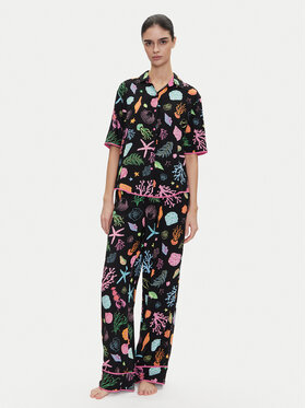 Kate Spade Kate Spade Піжама KSI92748 Чорний Regular Fit