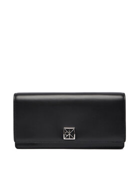 Calvin Klein Peňaženka Calvin Klein Emblem Hw Long Bifold LV04F1098G Čierna