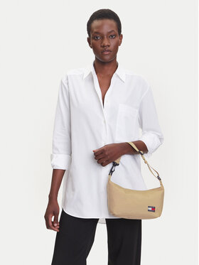 Tommy Jeans Handtasche Tommy Jeans Tjw Ess Daily Shoulder Bag AW0AW17287 Beige