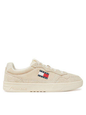 Tommy Jeans Sneakersy Tommy Jeans Tjm Cupsole Suede EM0EM01568 Écru