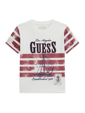 Guess Guess Футболка N6RI15 K6XN1 Білий Regular Fit
