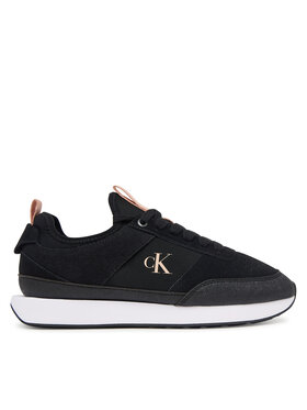 Calvin Klein Αθλητικά Calvin Klein Retro Runner Sock Laceup Neo Mix HW0HW03250 Μαύρο