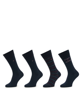 Tommy Hilfiger Duge čarape Tommy Hilfiger 701241158 Tamnoplava