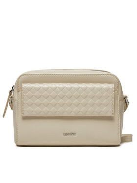 Calvin Klein Kabelka Calvin Klein Calvin Mini Quilt Camera Bag K60K611884 Écru
