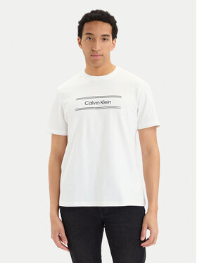 Calvin Klein Calvin Klein Camiseta SS 20s EU LV04LG813G Blanco Regular Fit