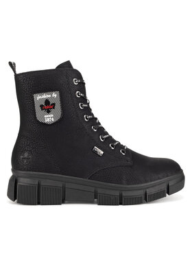 Rieker Schnürschuhe Rieker X3410-00 Schwarz