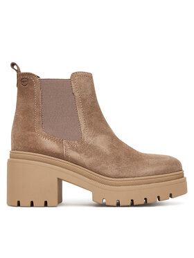 Tamaris Kotníková obuv s elastickým prvkem Tamaris 1-25459-41 Hnědá