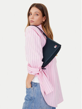 Tommy Jeans Handtasche Tommy Jeans Tjw Cool Shoulder Bag AW0AW17873 Dunkelblau